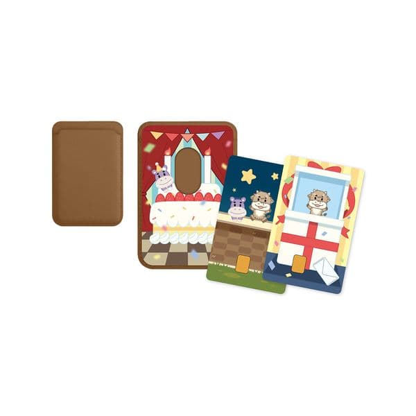 Yoo Hwe Seung (N.Flying) MAGSAFE CARD CASE & STICKER SET — A Ver. Brown